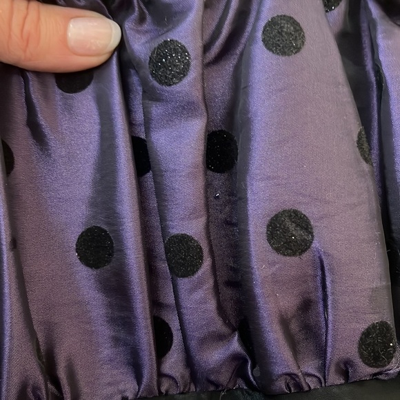 Betsey Johnson Strapless polkadot Partydress, size 8 - Picture 6 of 10